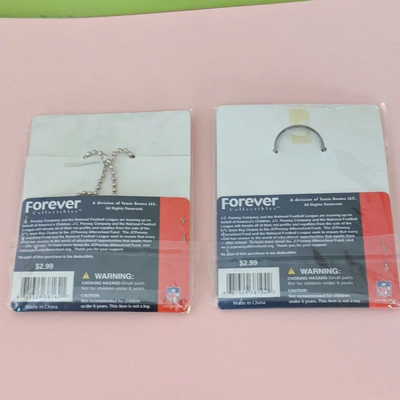 SEATTLE SEAHAWKS VTG Key Chain Dog Tag Necklace Chain 2006 football NFL fan - Picture 2 of 4